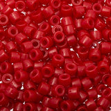 Mini Crow/Pony Beads Opaque Red 1000/pk
