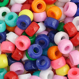 Mini Crow/Pony Beads Multi Mix 1000/pk