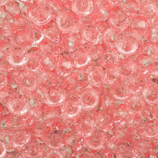 Rondelle Plastic Beads 5mm Pink 1000/pk
