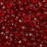 5mm Plastic Rondelle Beads 1000/pk - Ruby