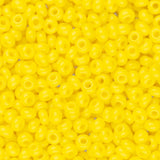 11/0 Czech Seed Beads #34916 Opaque Lemon Yellow 23g