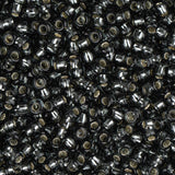 11/0 Czech Seed Beads #35057 Silver Lined Grey 23g
