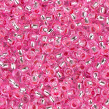 11/0 Czech Seed Beads #34999 Silver Lined Rosaline 23g