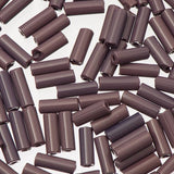 Czech Wampum Beads 10x4mm Opaque Mauve 22g