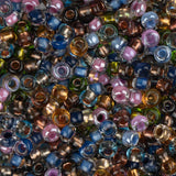 10/0 Czech Seed Beads #000 Transparent Iris Multi Mix 22g