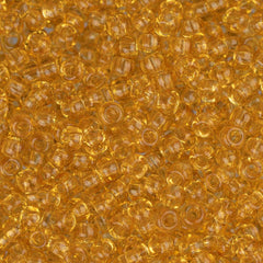 10/0 Czech Seed Beads #094 Tr Light Topaz 22g