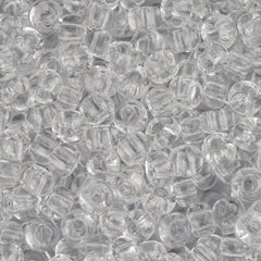 8/0 Czech Seed Beads #008 Transparent Crystal 22g