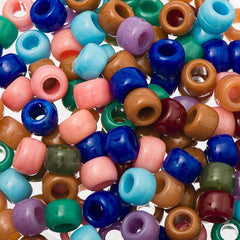 Pony Beads 1000/pk - Multi Semi-Precious