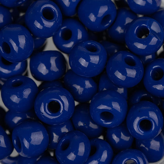 2/0 Czech Seed Beads #033 Opaque Navy 22g