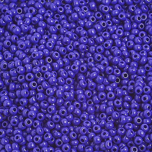 10/0 Czech Seed Beads Opaque Dark Royal Blue 500g