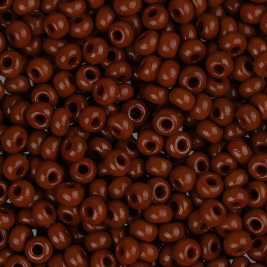 10/0 Czech Seed Beads Opaque Light Brown 500g