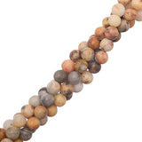 6mm Agate Crazy Lace (Natural) Beads 15-16" Strand