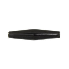 Imitation Hairpipe Bone Beads, 1.5" Black 100/pk