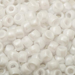 Pony Beads 1000/pk - White Luster