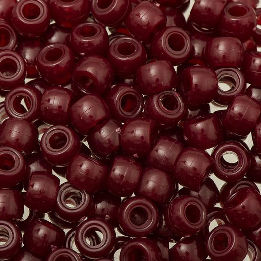 Crow Beads Opaque Burgundy 1000/pk