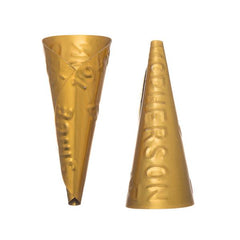 Mcpherson Jingle Cones, Child Gold 100/pk