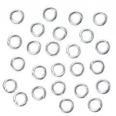 4mm Silver Jump Rings 100 Grams