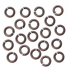 5mm Antique Copper Jump Rings 100 Grams