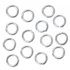 6mm Silver Jump Rings 100 Grams