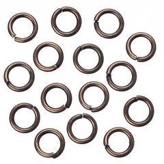 6mm Antique Copper Jump Rings 100 Grams