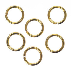 8mm Gold Jump Rings 100 Grams