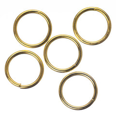 10mm Gold Jump Rings 100 Grams