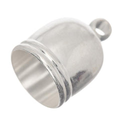 *10mm Silver End Cap 10/pk