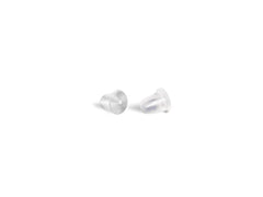 Clear Bullet Earring Backs 200/pk