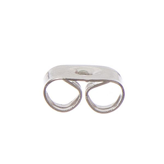 Nickel Butterfly Earring Clutch 10/pk