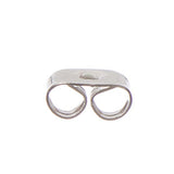 Nickel Butterfly Earring Clutch 10/pk