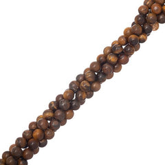 4mm Tiger Eye (Natural) Beads 15-16" Strand