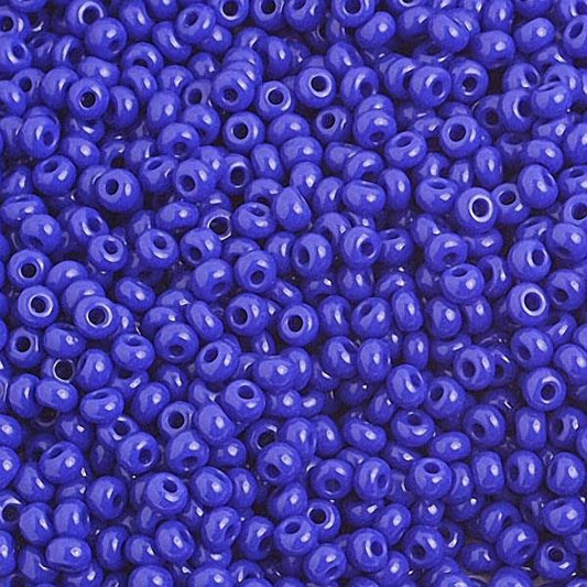 10/0 Czech Seed Beads Opaque Royal Blue 500g