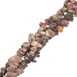 Leopardskin Jasper Chips 5-8mm (Natural) 32" Strand