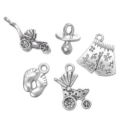 Baby Metal Charm Assortment 5/pk