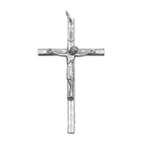 Crucifix Metal Pendant 50x30mm 1/pk