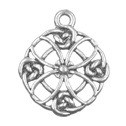 Celtic Knot Metal Pendant 1/pk