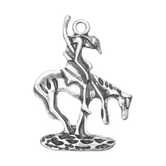 End Of The Trail Metal Charm 1/pk