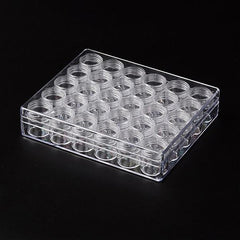 Clear Acrylic Bead Storage System 30pc