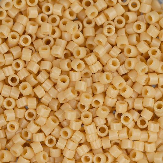 11/0 Delica Bead #1131 Opaque Dark Ivory Pear 5.2g