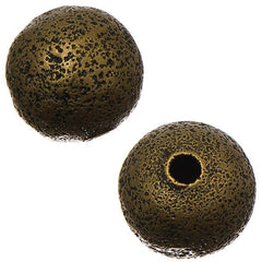 Round 4mm Stardust, Antique Gold Beads 100/pk