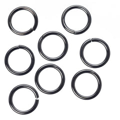 8mm Gunmetal Jump Rings 100 Grams