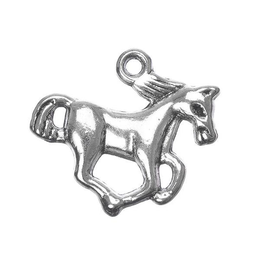 Horse Metal Charm 15x20mm 5/pk