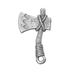 7/8" Tomahawk Metal Charm 5/pk