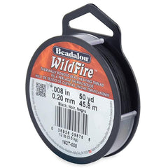 12lb Black Wildfire Beading Thread 50yd