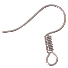 Nickel Fish Hook Earrings 50/pk