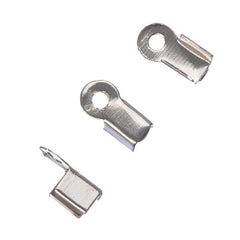 3.5mm Cord Ends Nickel 100/pk