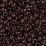 8/0 Miyuki Seed Beads #0409 Opaque Chocolate Brown 22g