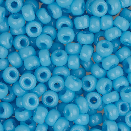 8/0 Miyuki Seed Beads #0413 Opaque Light Blue 22g