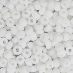 8/0 Miyuki Seed Beads #0402F Opaque Matte 22g