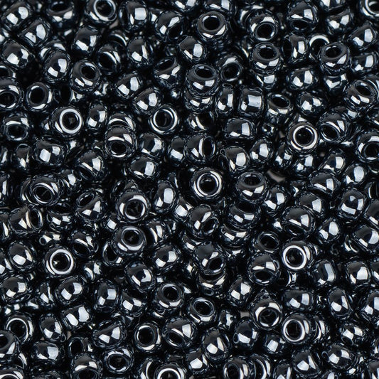11/0 Miyuki Seed Beads #0451 Gunmetal 22g